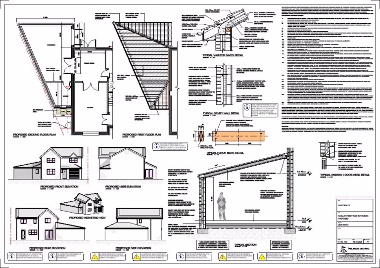 Building Regulations Single storey Side and rear extension